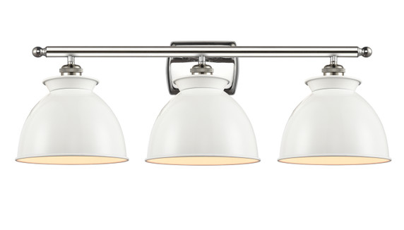 Bathroom Fixtures Three Lights by Innovations ( 405 | 516-3W-PN-M14-W-LED Ballston ) 