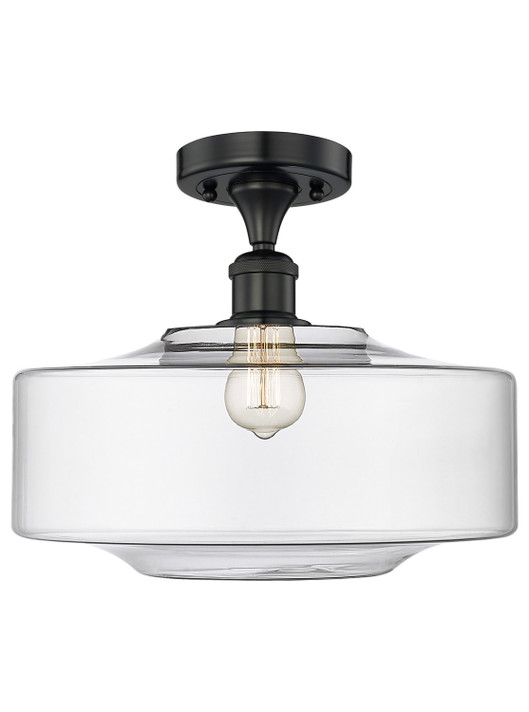 Semi-Flush Mts. Glass Down by Innovations ( 405 | 616-1F-BK-G692-16 Franklin Restoration ) 
