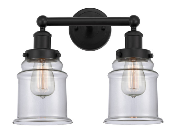Bathroom Fixtures Two Lights by Innovations ( 405 | 616-2W-BK-G182 Edison ) 