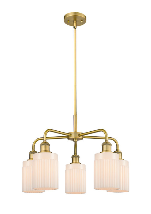 Mid. Chandeliers Glass Down by Innovations ( 405 | 516-5CR-BB-G341 Ballston ) 