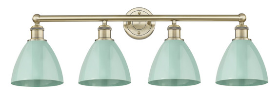 Bathroom Fixtures Four Lights by Innovations ( 405 | 616-4W-AB-MBD-75-SF Edison ) 