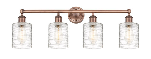 Bathroom Fixtures Four Lights by Innovations ( 405 | 616-4W-AC-G1113 Edison ) 