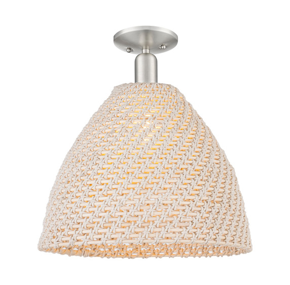 Semi-Flush Mts. Glass Down by Innovations ( 405 | 716-1C-SN-NBD-16-NAT Arcadia ) 