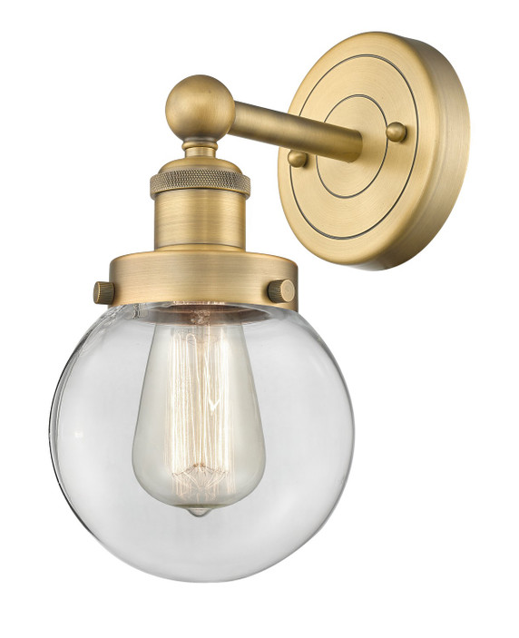 Sconces Single Glass by Innovations ( 405 | 616-1W-BB-G202-6 Edison ) 
