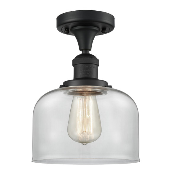 Semi-Flush Mts. Glass Down by Innovations ( 405 | 517-1CH-BK-G72 Franklin Restoration ) 