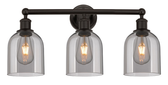 Bathroom Fixtures Three Lights by Innovations ( 405 | 616-3W-OB-G558-6SM Edison ) 