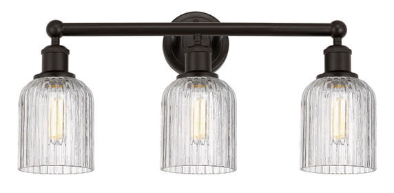 Bathroom Fixtures Three Lights by Innovations ( 405 | 616-3W-OB-G559-5CL Edison ) 