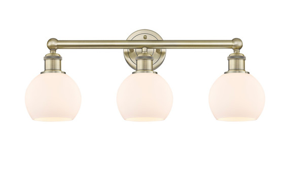 Bathroom Fixtures Three Lights by Innovations ( 405 | 616-3W-AB-G121-6 Edison ) 