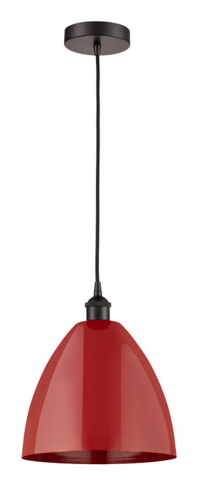Mini Pendants Metal Shade by Innovations ( 405 | 616-1P-OB-MBD-12-RD Edison ) 