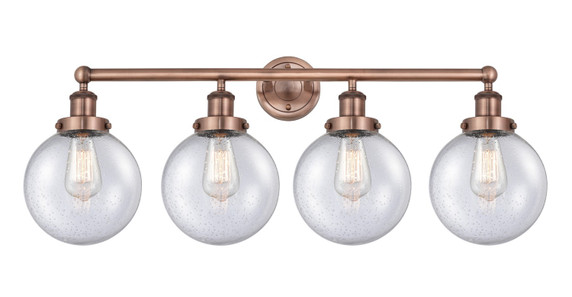 Bathroom Fixtures Four Lights by Innovations ( 405 | 616-4W-AC-G204-8 Edison ) 