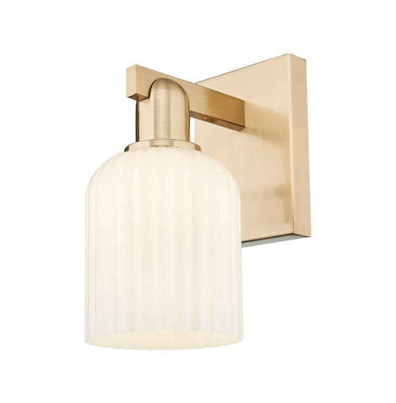 Sconces Single Glass by Innovations ( 405 | 716-1W-CB-G559-5GWH Arcadia ) 