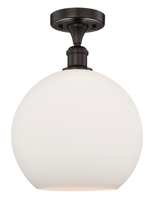 Semi-Flush Mts. Glass Down by Innovations ( 405 | 616-1F-OB-G121-12 Edison ) 