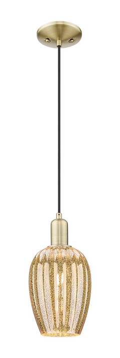 Mini Pendants Glass Down by Innovations ( 405 | 716-1P-AB-G457-6ME Arcadia ) 