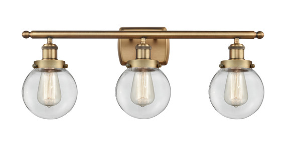 Bathroom Fixtures Three Lights by Innovations ( 405 | 916-3W-BB-G202-6 Ballston Urban ) 