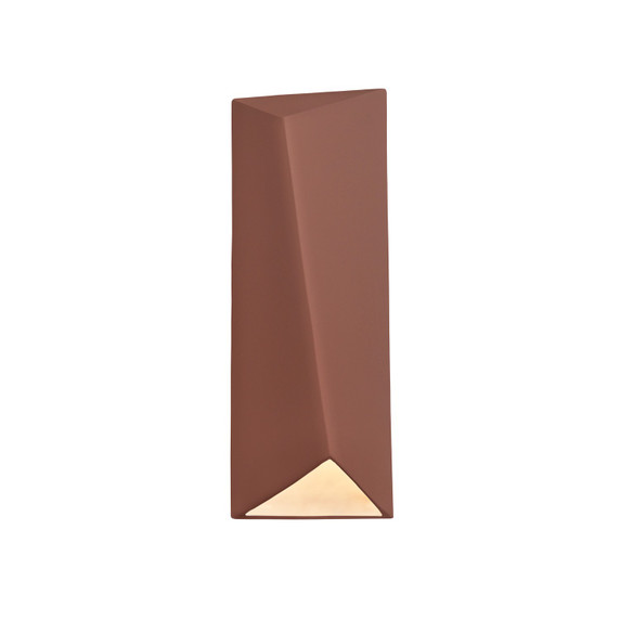 Exterior Wall Mt./Flush by Justice Designs ( 102 | CER-5897W-CLAY Ambiance ) 