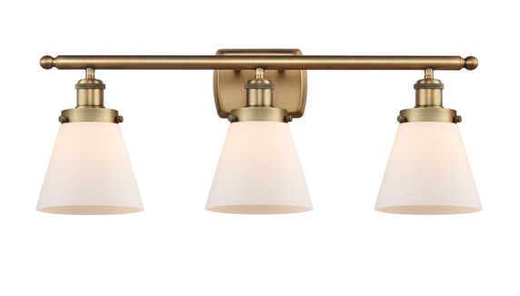 Bathroom Fixtures Three Lights by Innovations ( 405 | 916-3W-BB-G61-LED Ballston Urban ) 