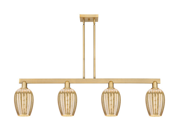 Linear/Island 4 Light + by Innovations ( 405 | 716-4I-BB-G457-6ME Arcadia ) 