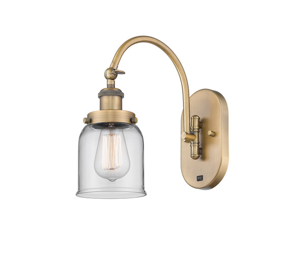 Sconces Single Glass by Innovations ( 405 | 918-1W-BB-G52-LED Franklin Restoration ) 