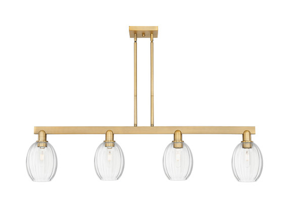 Linear/Island 4 Light + by Innovations ( 405 | 716-4I-BB-G459-6CL Arcadia ) 