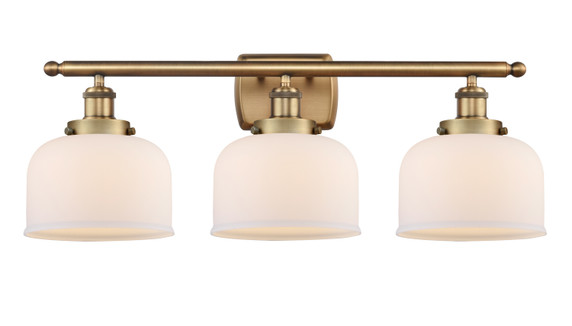 Bathroom Fixtures Three Lights by Innovations ( 405 | 916-3W-BB-G71-LED Ballston Urban ) 