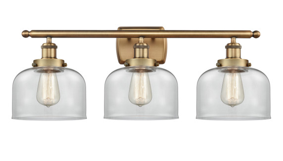 Bathroom Fixtures Three Lights by Innovations ( 405 | 916-3W-BB-G72 Ballston Urban ) 