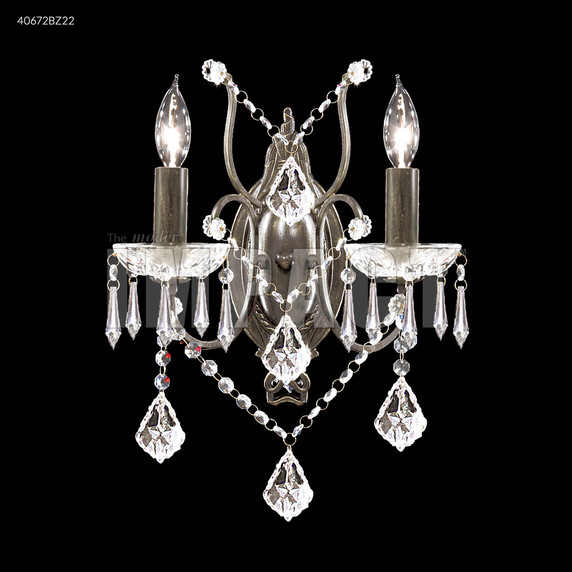 Sconces Double Candle by James R. Moder ( 64 | 40672BZ22 Charleston ) 