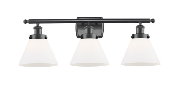 Bathroom Fixtures Three Lights by Innovations ( 405 | 916-3W-BK-G41-LED Ballston Urban ) 