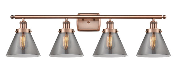 Bathroom Fixtures Four Lights by Innovations ( 405 | 916-4W-AC-G43-LED Ballston Urban ) 