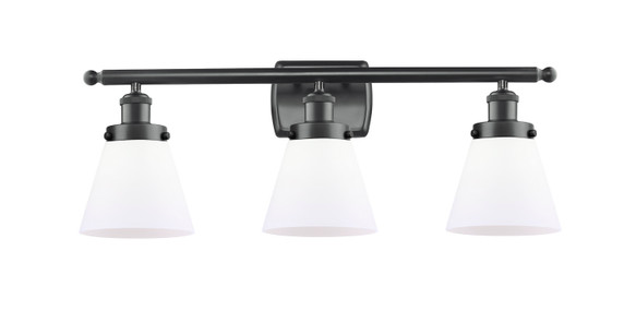 Bathroom Fixtures Three Lights by Innovations ( 405 | 916-3W-BK-G61-LED Ballston Urban ) 