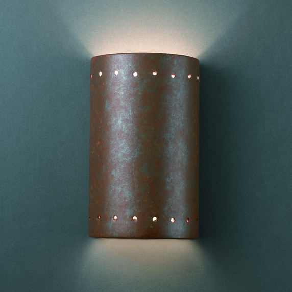 Sconces Directional/Cylinder by Justice Designs ( 102 | CER-0995-PATR Ambiance ) 