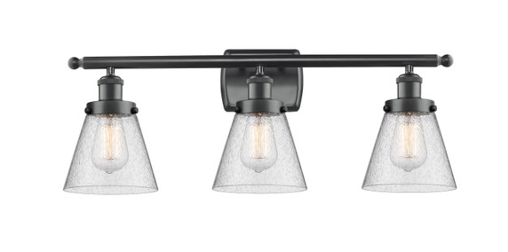 Bathroom Fixtures Three Lights by Innovations ( 405 | 916-3W-BK-G64 Ballston Urban ) 