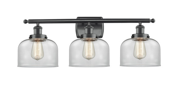Bathroom Fixtures Three Lights by Innovations ( 405 | 916-3W-BK-G72 Ballston Urban ) 