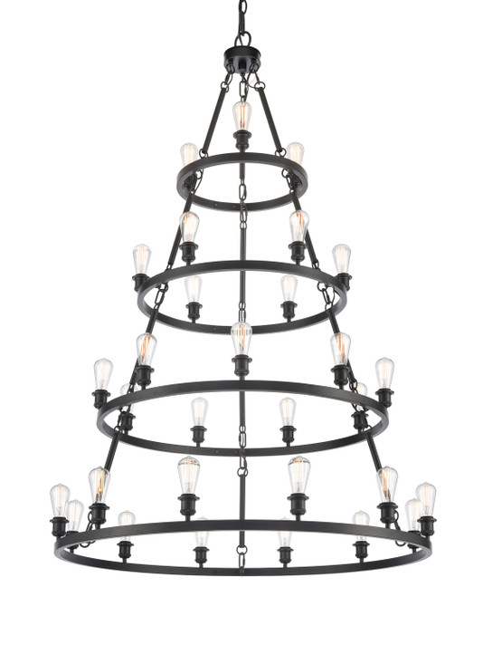 Large Chandeliers Ring/Halo by Innovations ( 405 | 820345-BK Ballston ) 