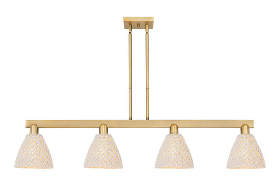 Linear/Island 4 Light + by Innovations ( 405 | 716-4I-BB-NBD-75-NAT Arcadia ) 