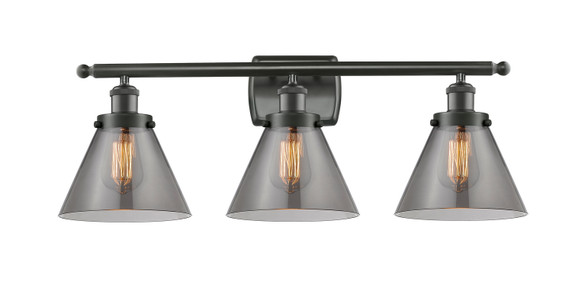 Bathroom Fixtures Three Lights by Innovations ( 405 | 916-3W-OB-G43 Ballston Urban ) 