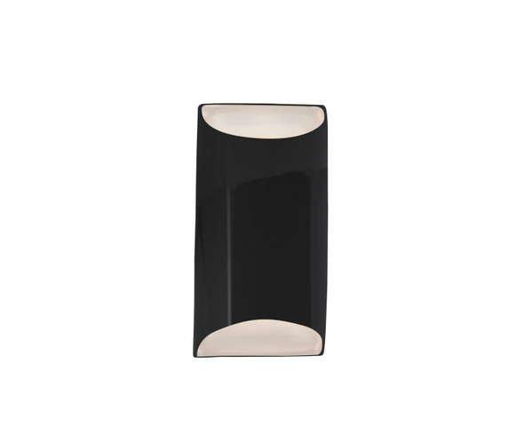 Exterior Wall Mt./Flush by Justice Designs ( 102 | CER-5750W-BLK Ambiance ) 