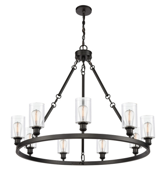 Large Chandeliers Glass Shade by Innovations ( 405 | 840-BK-G802-LED Ballston ) 