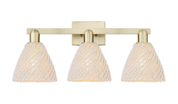 Bathroom Fixtures Three Lights by Innovations ( 405 | 716-3W-AB-NBD-75-NAT Arcadia ) 