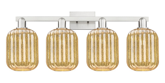 Bathroom Fixtures Four Lights by Innovations ( 405 | 716-4W-SN-G460-7ME Arcadia ) 