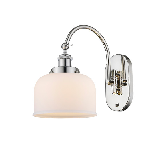Sconces Single Glass by Innovations ( 405 | 918-1W-PN-G71 Franklin Restoration ) 