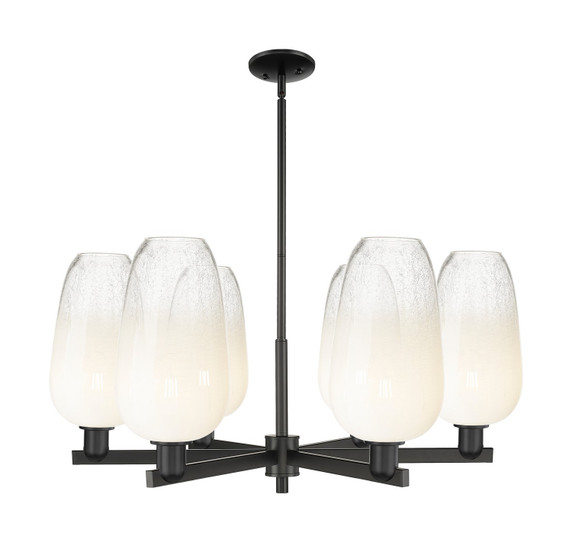 Mid. Chandeliers Glass Up by Innovations ( 405 | 716-6CR-BK-G484-7OP Arcadia ) 