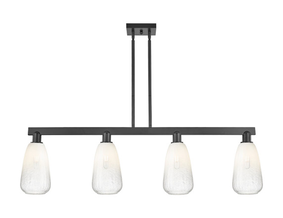Linear/Island 4 Light + by Innovations ( 405 | 716-4I-BK-G480-6OP Arcadia ) 