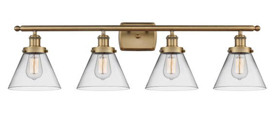 Bathroom Fixtures Four Lights by Innovations ( 405 | 916-4W-BB-G42-LED Ballston Urban ) 