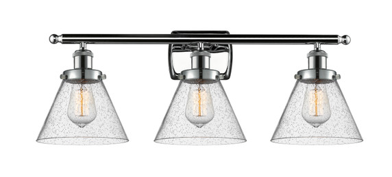 Bathroom Fixtures Three Lights by Innovations ( 405 | 916-3W-PC-G44-LED Ballston Urban ) 