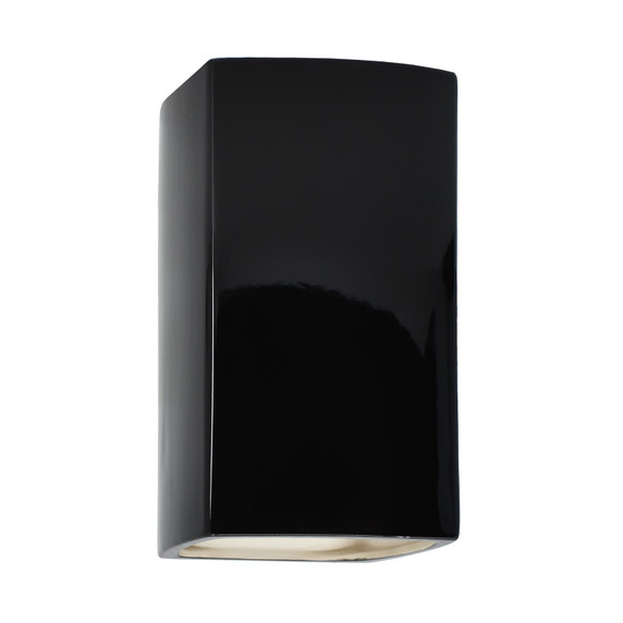 Sconces Pocket by Justice Designs ( 102 | CER-0910W-BLK-LED1-1000 Ambiance ) 