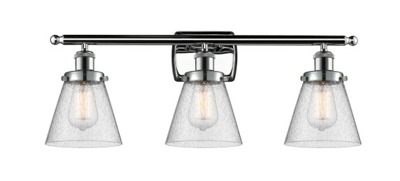 Bathroom Fixtures Three Lights by Innovations ( 405 | 916-3W-PC-G64-LED Ballston Urban ) 