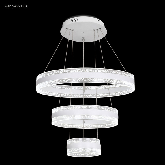 Large Chandeliers Drum Shade by James R. Moder ( 64 | 96816W22LED Contemporary ) 
