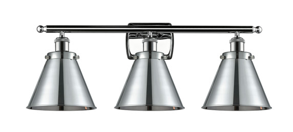 Bathroom Fixtures Three Lights by Innovations ( 405 | 916-3W-PC-M13-PC-LED Ballston Urban ) 