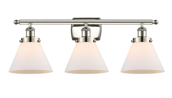 Bathroom Fixtures Three Lights by Innovations ( 405 | 916-3W-PN-G41-LED Ballston Urban ) 