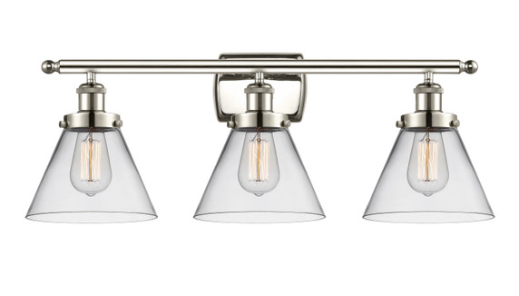 Bathroom Fixtures Three Lights by Innovations ( 405 | 916-3W-PN-G42 Ballston Urban ) 
